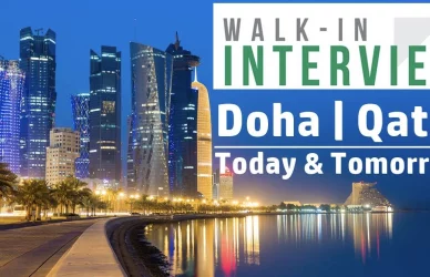 Walk-in Interviews in Qatar – Doha Today and Tomorrow 2025