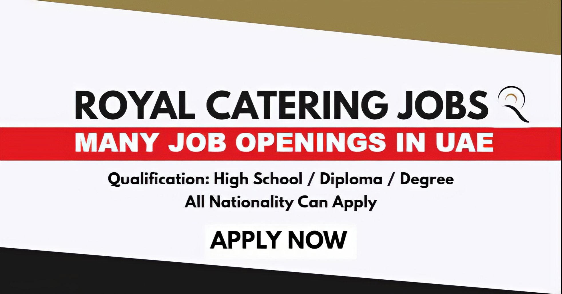 Royal Catering Careers 2025 Walk in Interview in Abu Dhabi