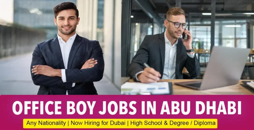 Office Boy Jobs in Dubai 2025 | Tea Boy & Support Staff Hiring