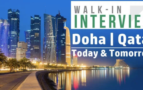 Walk-in Interviews in Qatar – Doha Today and Tomorrow 2025