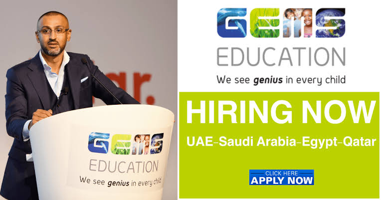 GEMS Education Careers 2025 | Latest GEMS School Jobs in Dubai