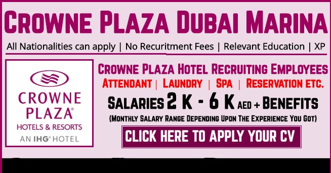 Crowne Plaza Careers in Dubai IHG Hotels Jobs